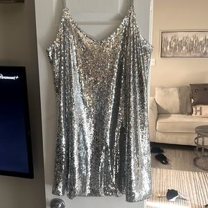 Sequin Sack Party Dress